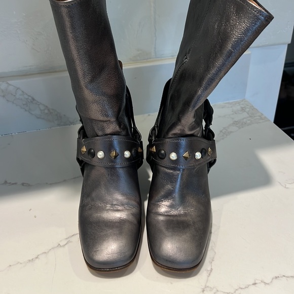 Coach bronze boots - worn once - Picture 7 of 7